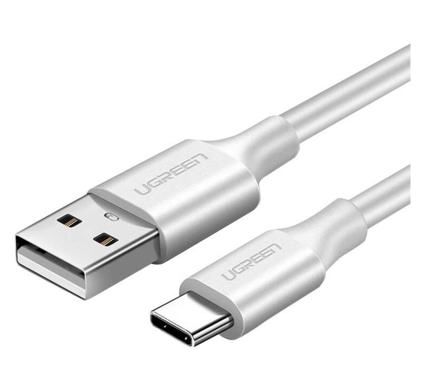UGREEN US287 Kabel USB do USB-C QC3.0 1m biały 6957303861217 - 1272267 - zdjęcie